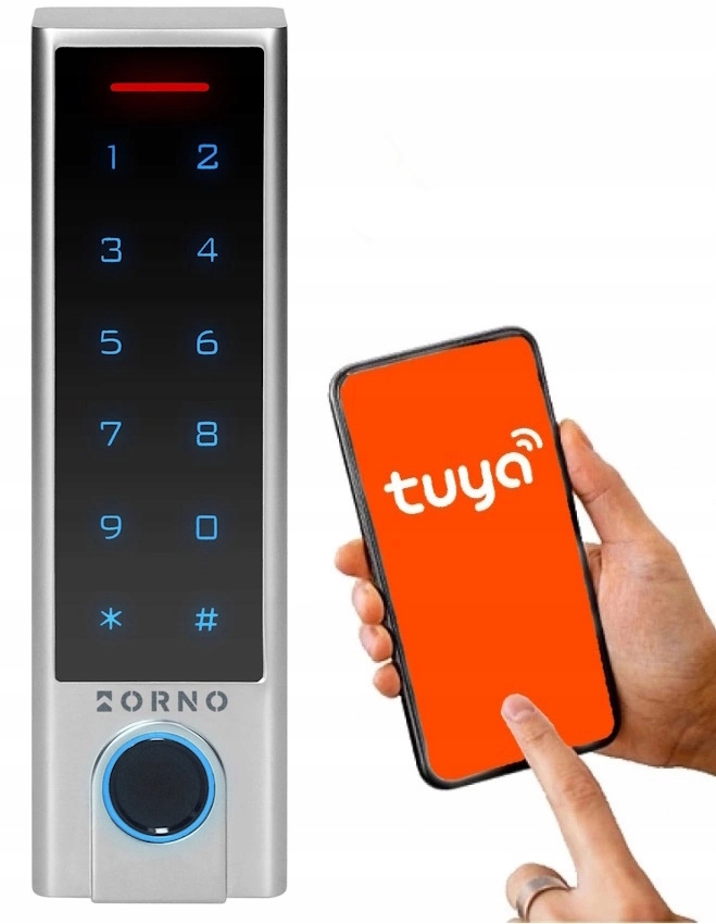 Zdalne zarządzanie zamkiem za pomocą aplikacji Tuya Smart
