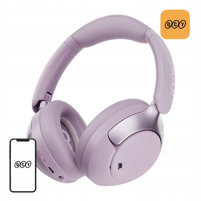 Bezprzewodowe słuchawki nauszne QCY H3 Pro ANC Bluetooth 5.4 – Doskonałe brzmienie w eleganckim stylu