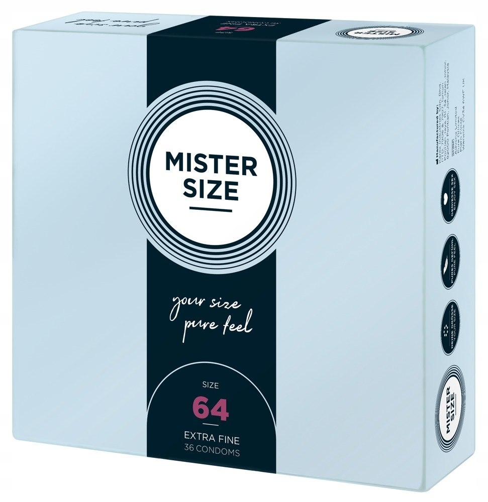 Prezerwatywy Mister Size 64 mm – Komfort i bezpieczeństwo w jednym