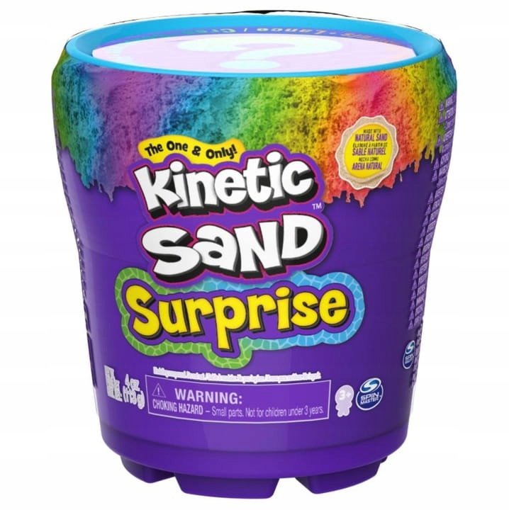 Kinetic Sand Kolorowy Piasek Niespodzianka – Zestaw pełen kreatywności