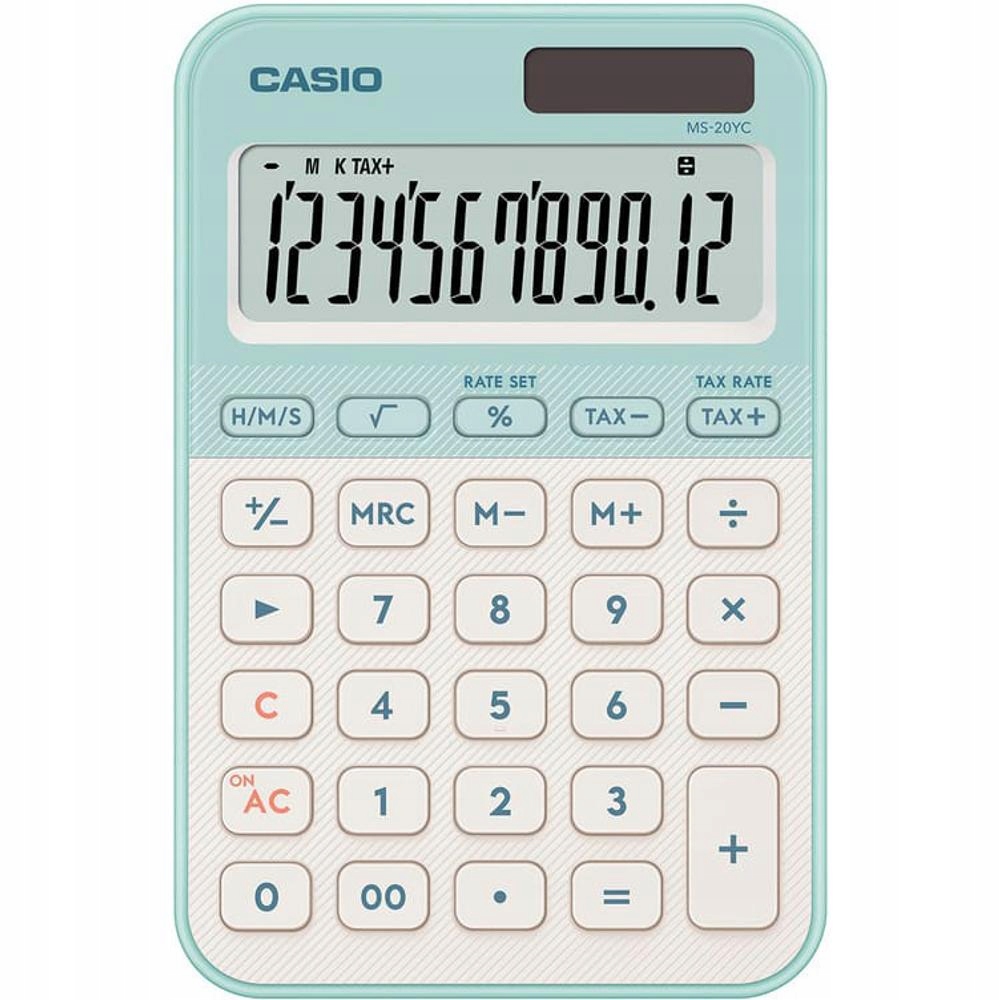 Kalkulator naukowy CASIO MS-20YC-LG – Twój niezawodny partner w biurze