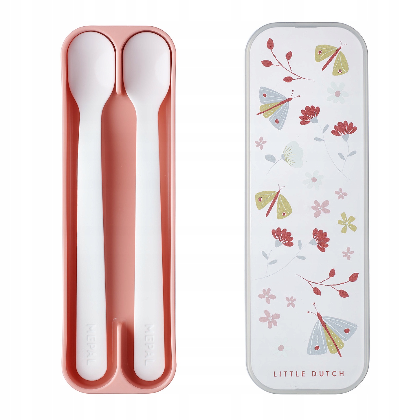 Mepal 2 ŁYŻKI DO KARMIENIA MIO FLOWERS & BUTTERFLIES – Idealne dla Twojego Maluszka