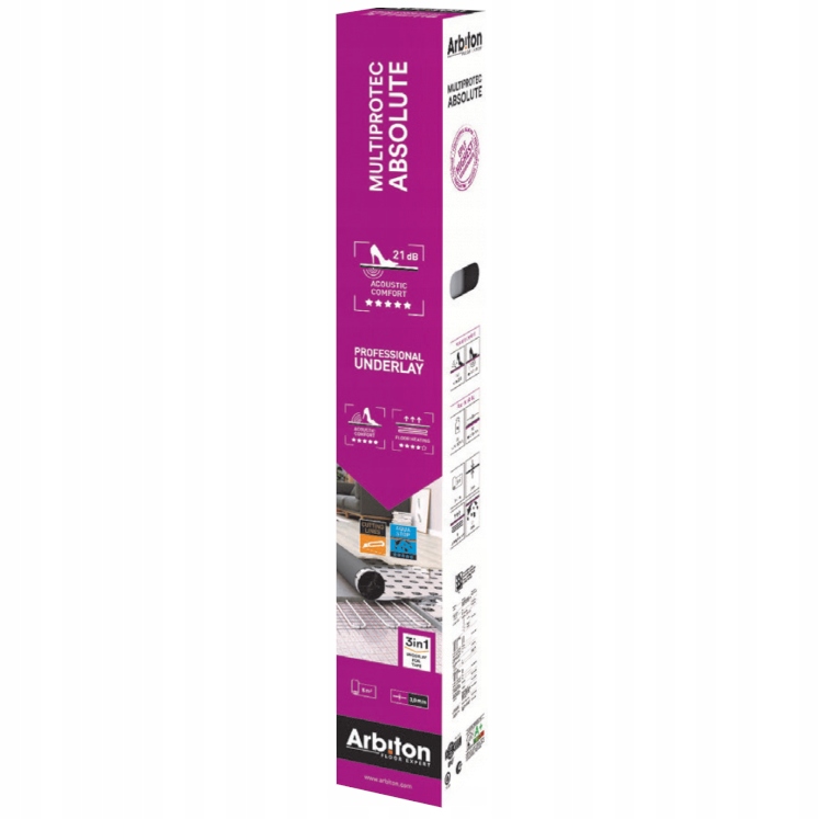 Arbiton Podkład laminowany ARBITON MULTIPROTEC ABSOLUTE 3w1 – Komfort i ochrona dla Twojej podłogi