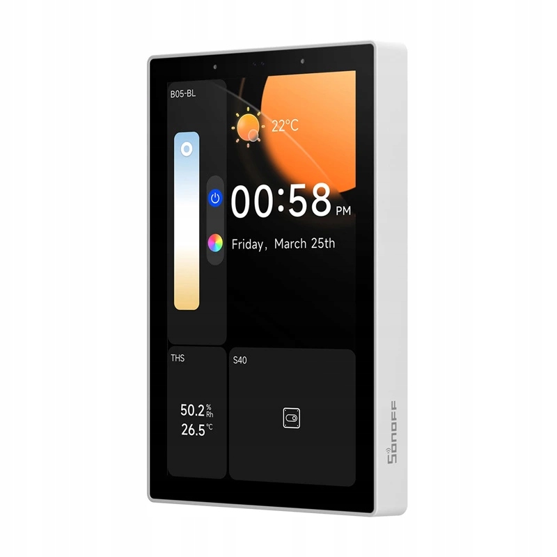 Panel sterowania WiFi/Bluetooth/ZigBee Matter SONOFF NSPanel Pro 120 (biały) – Inteligentne zarządzanie domem