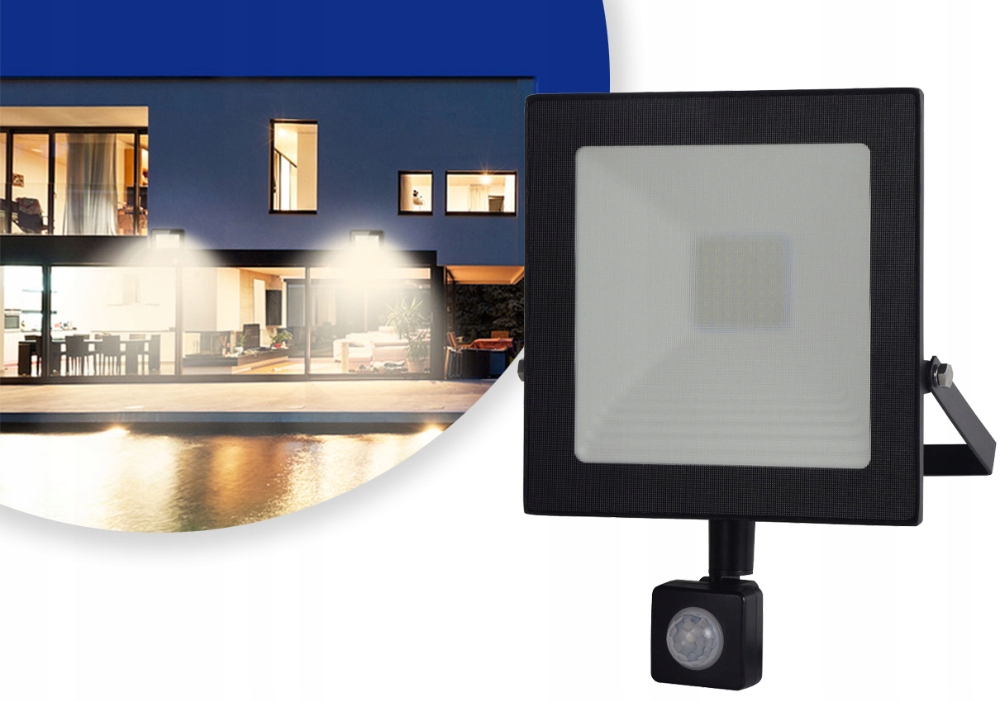 Naświetlacz Loyal Lighting LAMPA Zew. LED 7200lm LUMILEDS IP65 – Doskonałe oświetlenie zewnętrzne