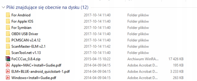 ELM327 OBD2 HS/MS CAN FORSCAN PRZEŁĄCZNIK Ford Marka KBE