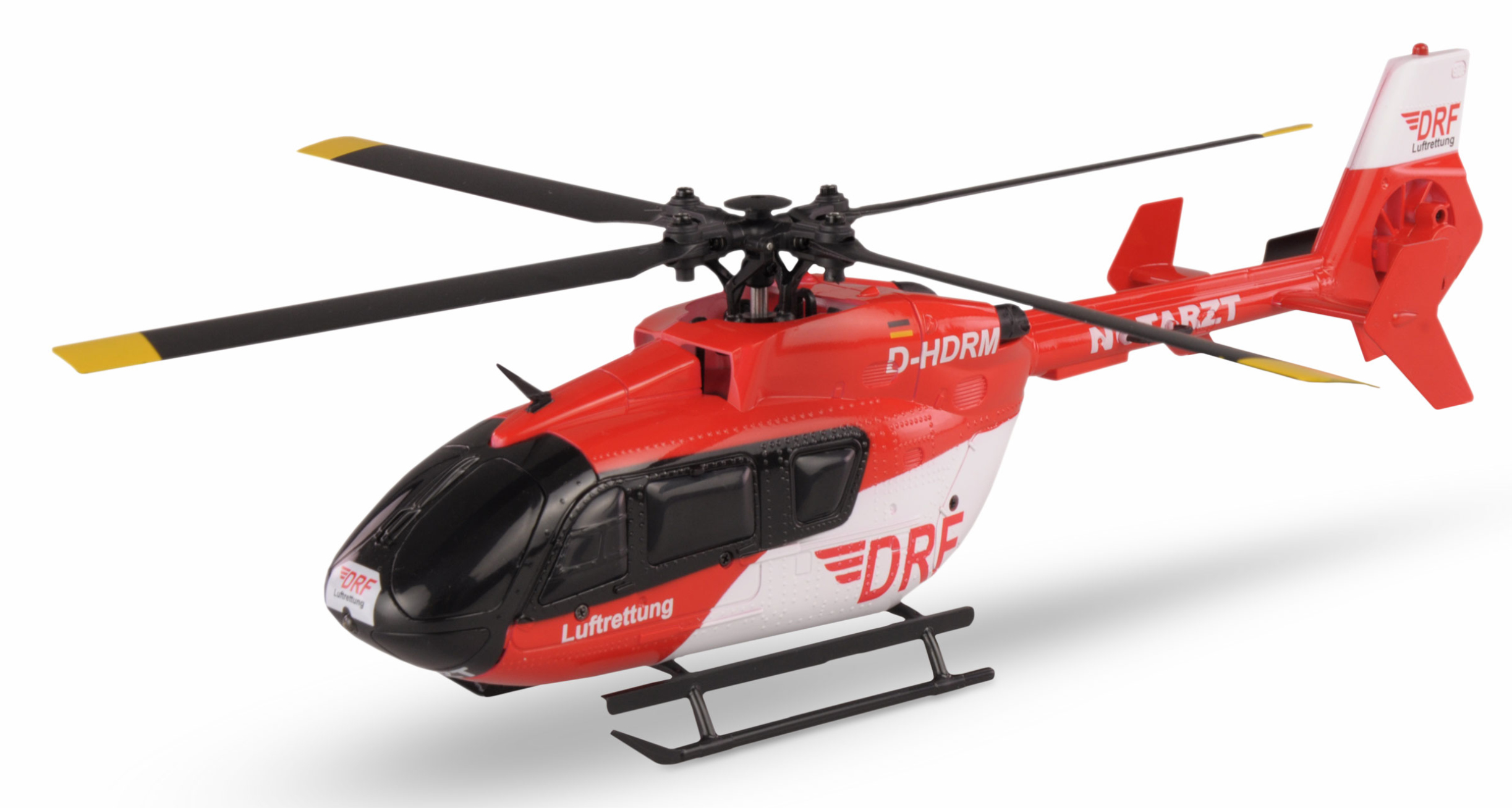Realistyczna replika helikoptera z Niemieckiego Lotniczego Pogotowia Ratunkowego