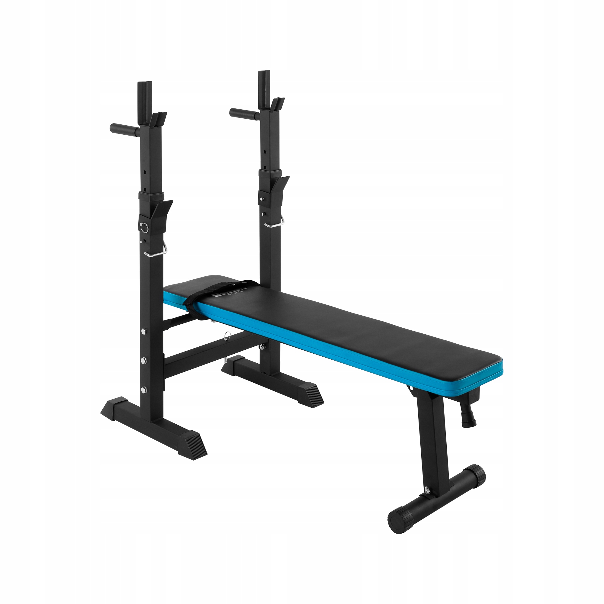 Ławka treningowa prosta regulowana ze stojakami ACTIVE – Twój klucz do lepszej formy