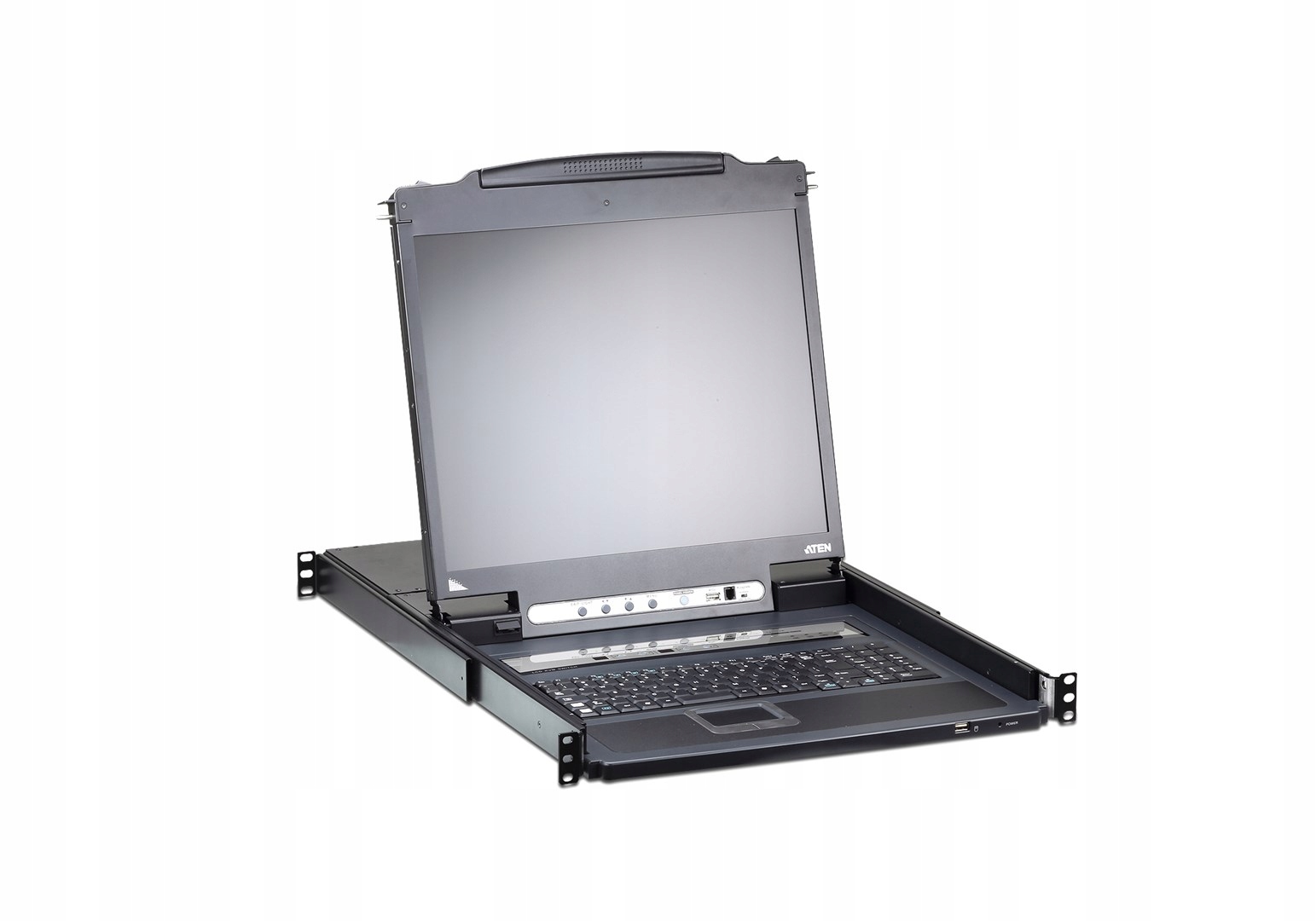 KVM 16 port LCD LED 17'' + klawiatura + touchpad USB-PS/2, IP Admin - CL5716IM-ATA-AG