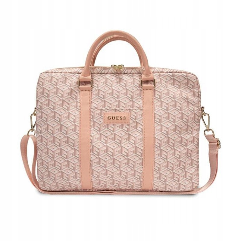 Torba do notebooka 16 cali GCube Stripes GUCB15HGCFSEP – Różowa elegancja od Guess