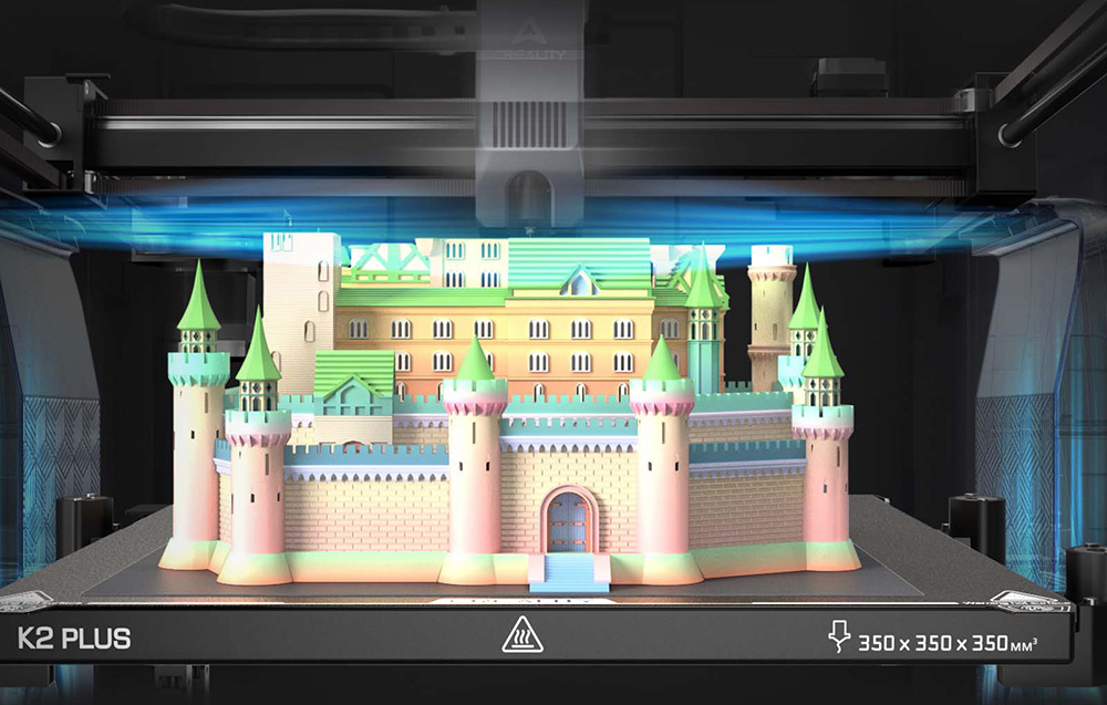 Drukarka 3D Creality K2 Plus - Zdalne zarządzanie i rozbudowane oprogramowanie