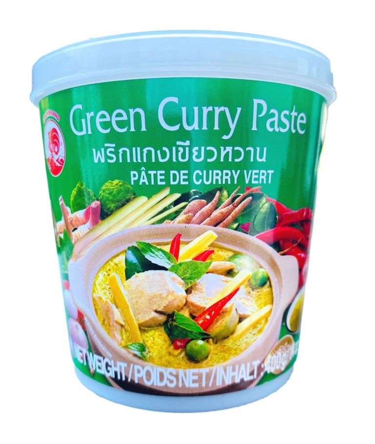 Pasta zielona ostra przyprawa curry tajska 200g* – Idealna do dań kuchni tajskiej