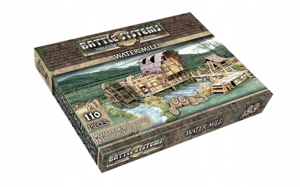 Młyn Wodny Battle Systems – Idealny zestaw do gier i dekoracji