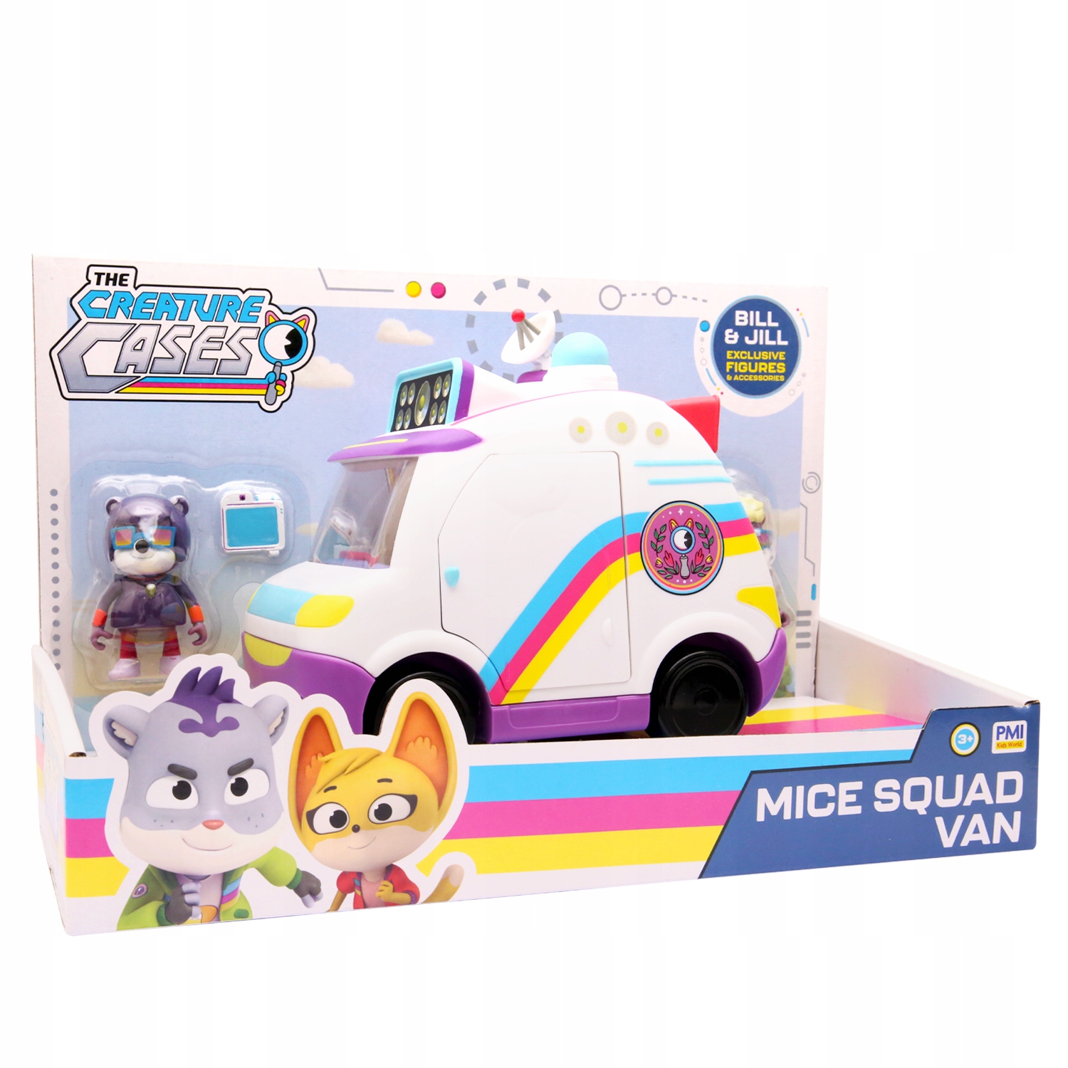 CREATURE CASES Mice Squad Van – Odkryj świat detektywistycznych przygód!
