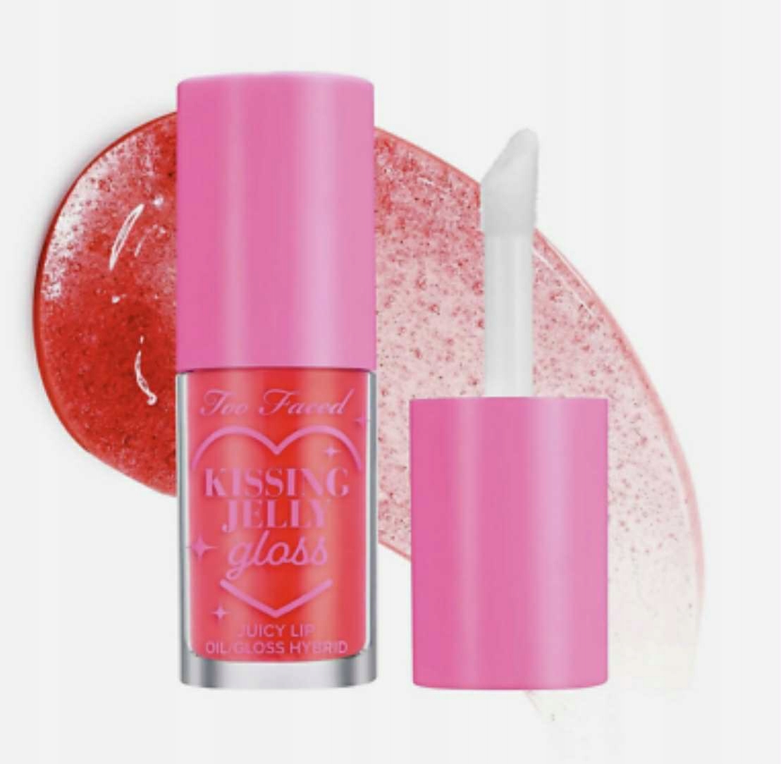 TOO FACED Kissing Jelly Lip Oil Gloss – Olejek do ust w odcieniu 05 Sour Watermelon