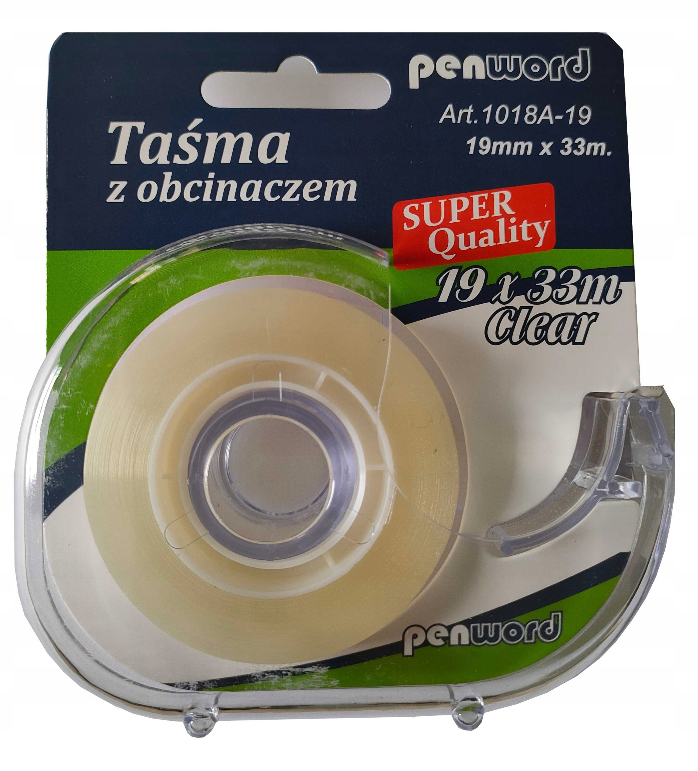 Taśma biurowa z obcinaczem 19mmx33m – Niezbędny element w każdym biurze