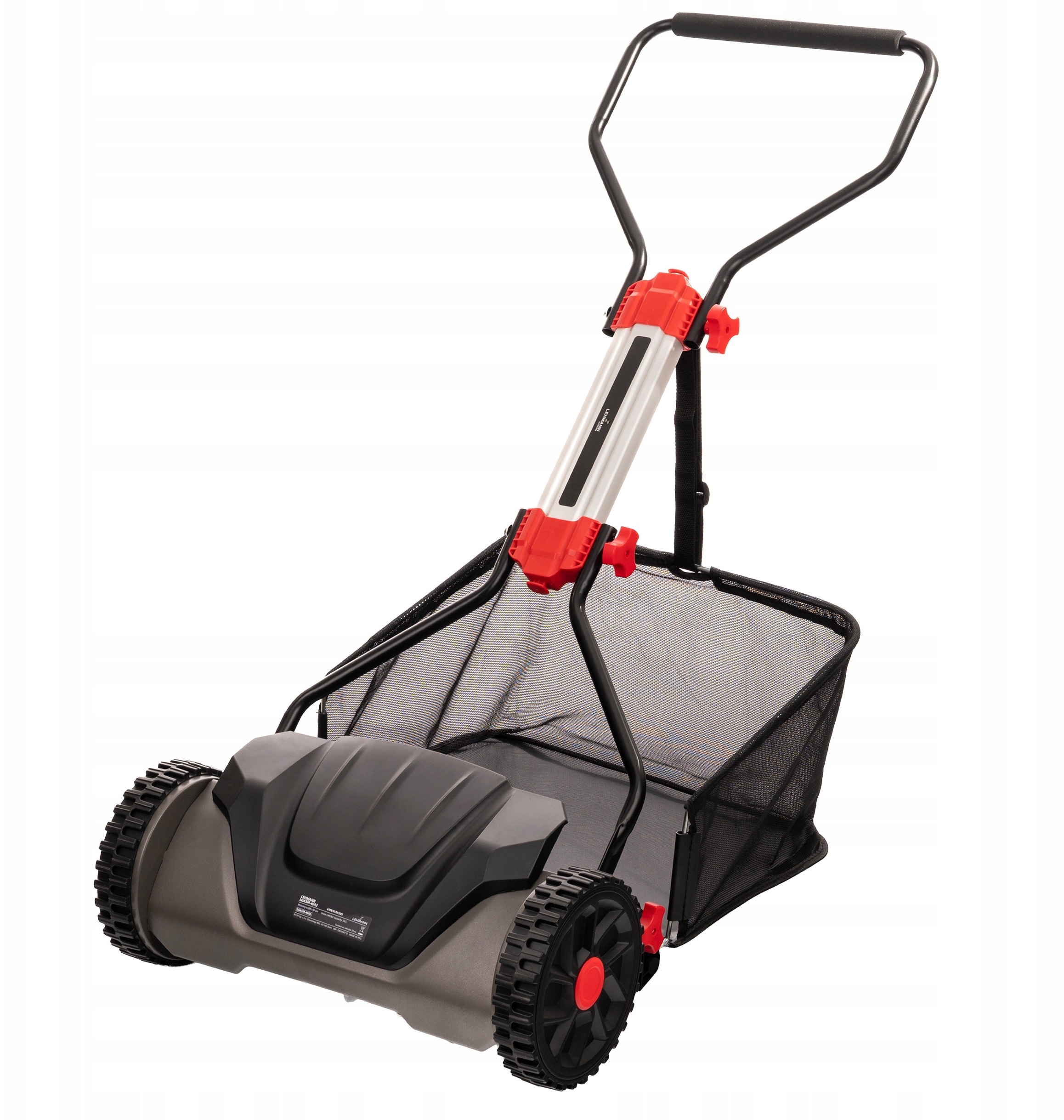 KOSIARKA RĘCZNA BĘBNOWA MECHANICZNA WRZECIONOWA PCHANA DUŻA KOSZ 30L 40CM Waga produktu z opakowaniem jednostkowym 10 kg