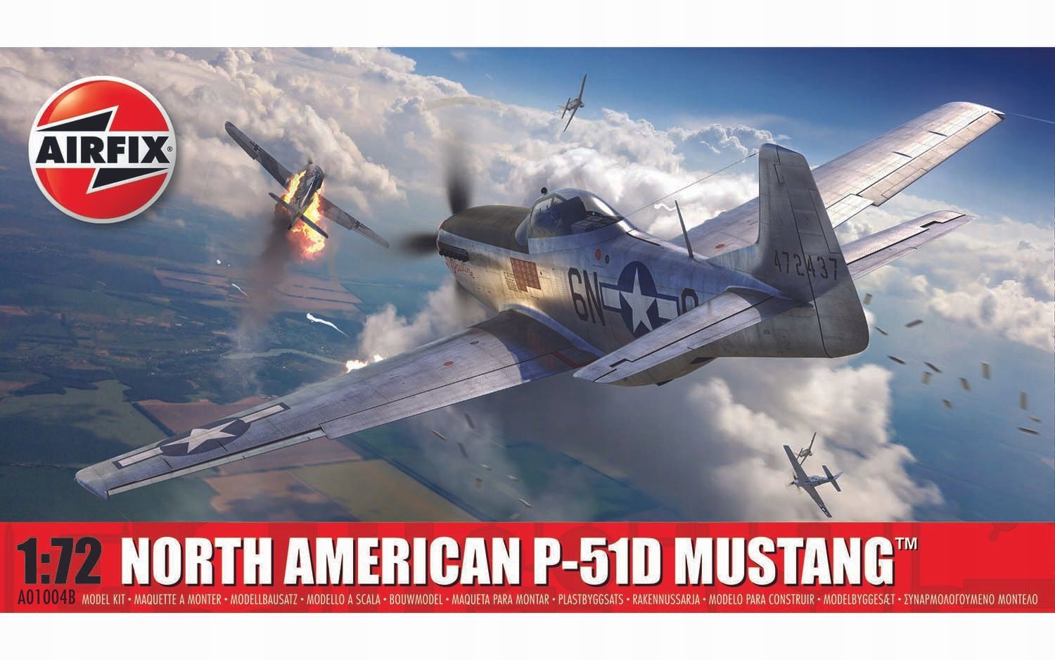 Model plastikowy North American P-51D Mustang 1/72 – Ikona II wojny światowej