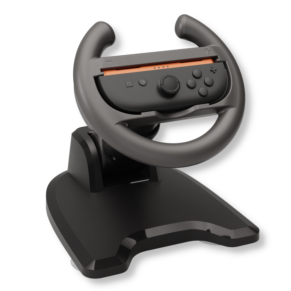 YAXO Podstawka z uchwytem do Joy-Con RACING SET do NS/NS2 – Realistyczne wrażenia z wyścigów