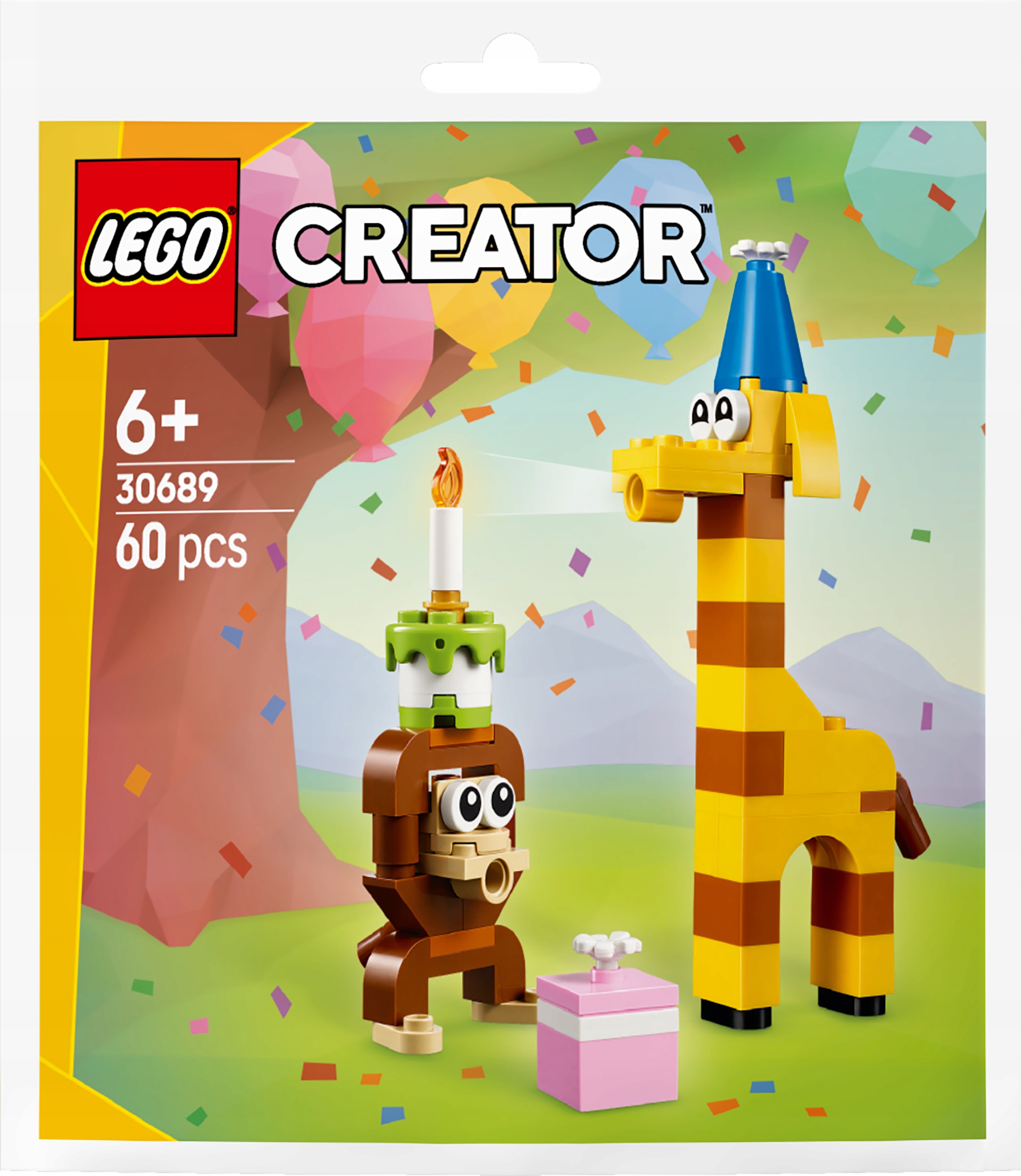 LEGO Creator Urodzinowe zwierzaki 30689 – Radość z budowania na urodzinach