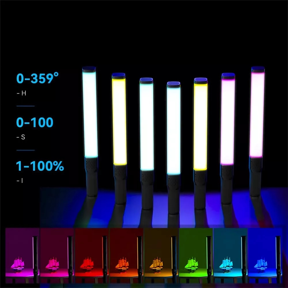 Regulacja temperatury barwowej od 2500 K do 10000 K