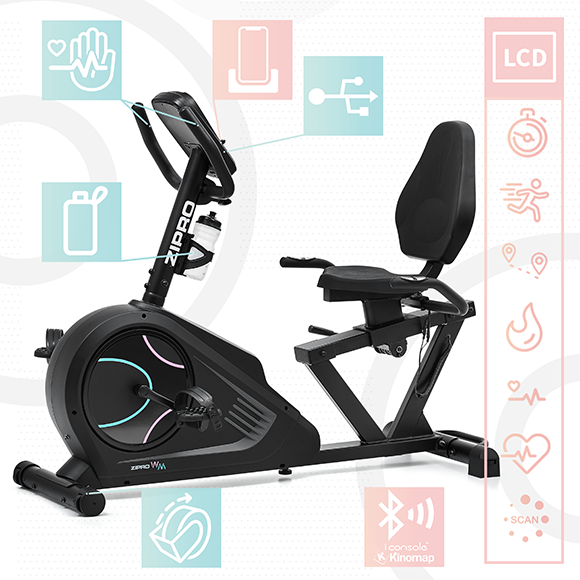 Rower elektryczno-magnetyczny Glow WM Zipro