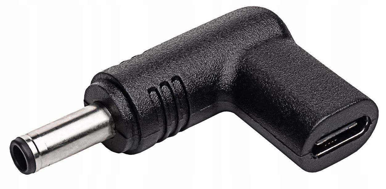 Wtyki: USB-C i 4.5 x 3.0 mm