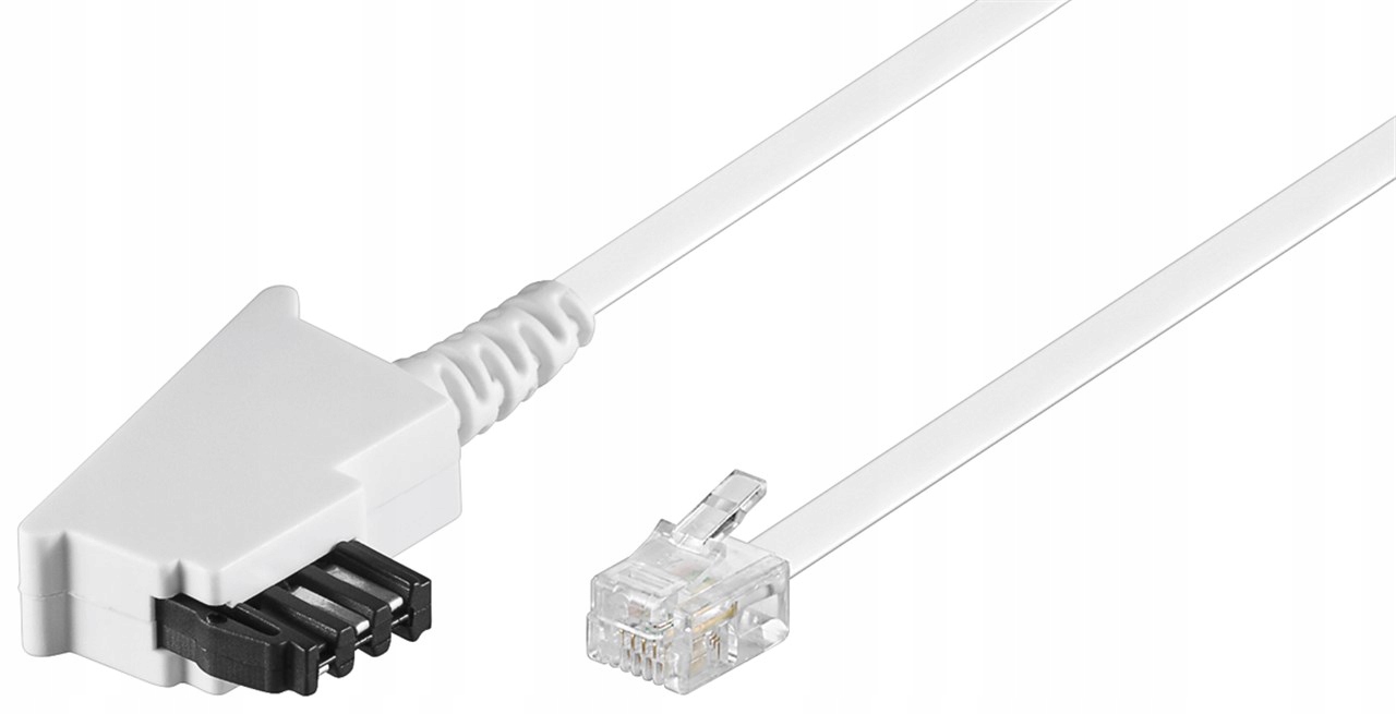 Kabel przyłączeniowy TAE-F (uniwersalny układ styków) - Długość kabla 10 m