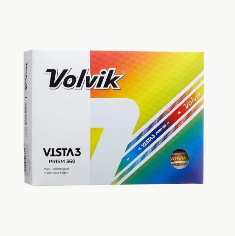 Piłki golfowe VOLVIK VISTA3 PRISM 360 – Doskonały wybór dla golfistów