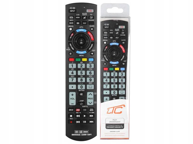 Pilot uniwersalny do TV LCD/LED Sony SMART NETFLIX YOUTUBE – Twoje centrum rozrywki