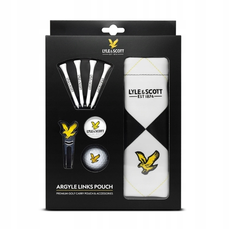 Zestaw prezentowy dla golfisty LYLE & SCOTT - ARGYLE LINKS POUCH
