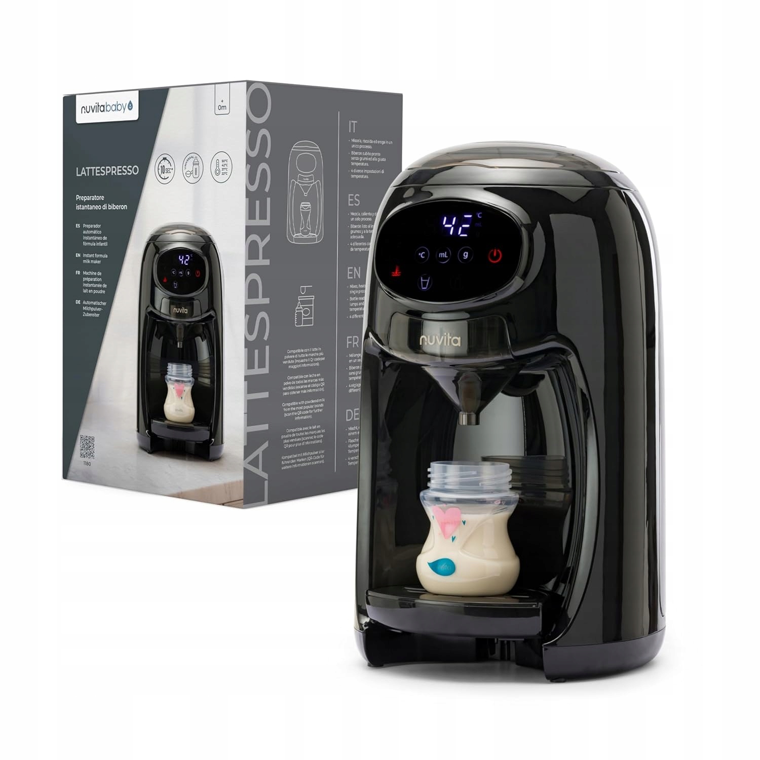 Nuvita Lattespresso – Ekspres do przygotowywania mleka modyfikowanego dla Twojego dziecka