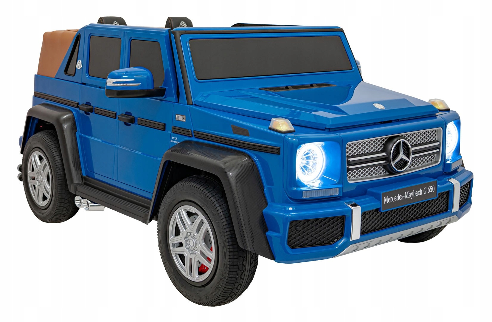 Pojazd Mercedes Benz MAYBACH G650 Niebieski – Luksusowa zabawa dla dzieci