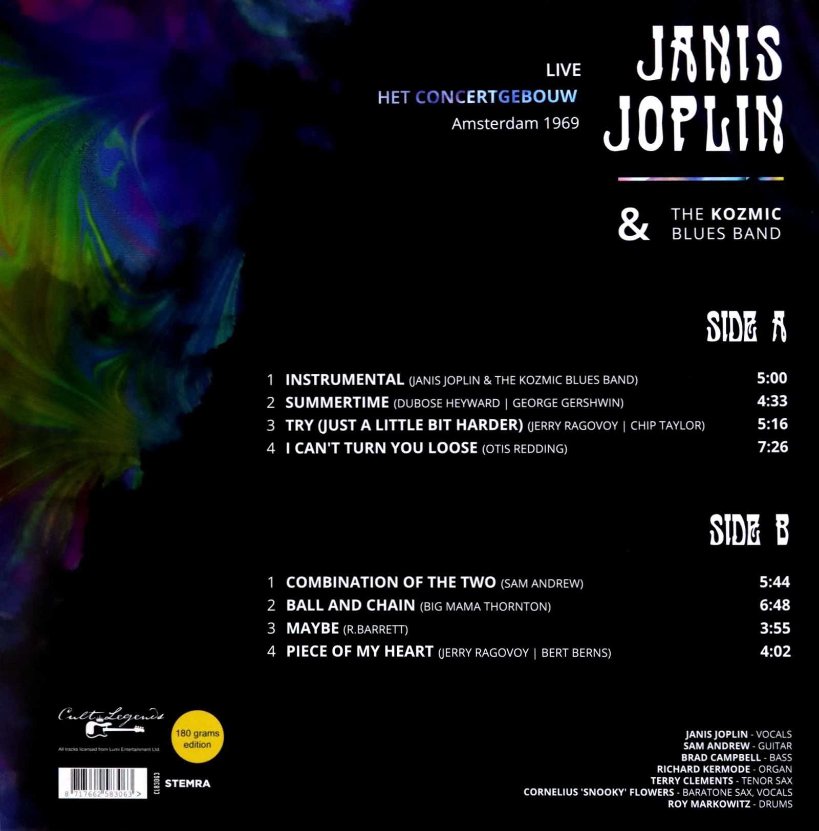 Tracklista – Największe hity Janis Joplin