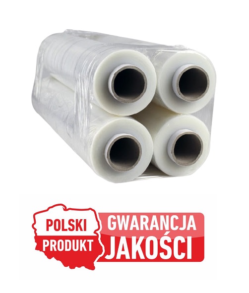 Folia stretch strecz TRANSPARENTNA bezbarwna 2,5kg Marka M-FOLIE