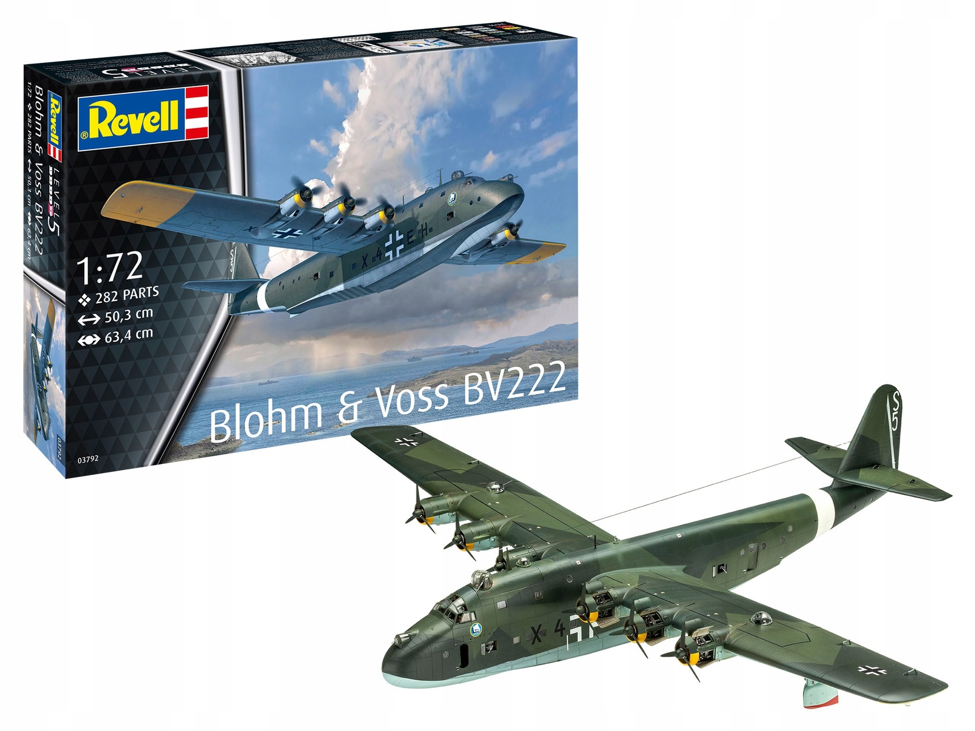 Model plastikowy Blohm & Voss BV222 1/72 – Ikona II wojny światowej
