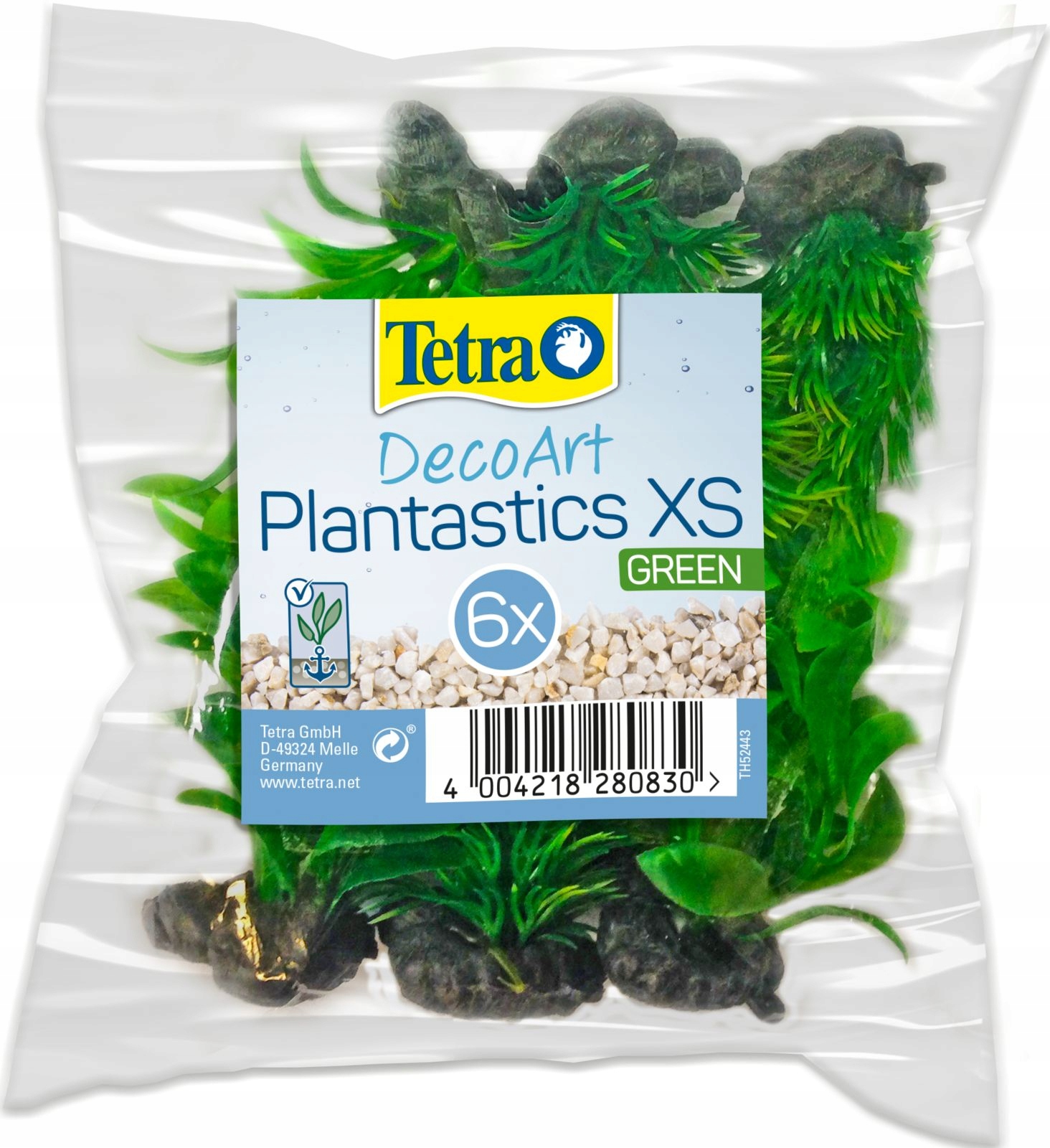 Tetra DecoArt Plantastic XS Zielony 6 szt. – Ożyw swoje akwarium