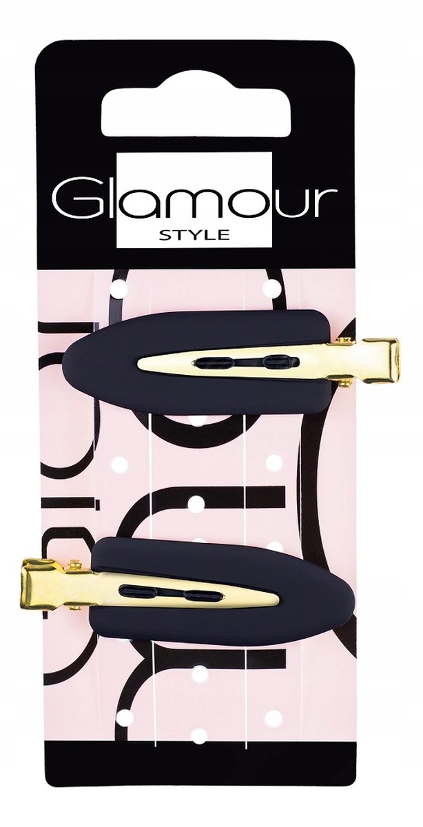 GLAMOUR Spinki do makijażu Czarne 2szt – Idealne do perfekcyjnego makijażu