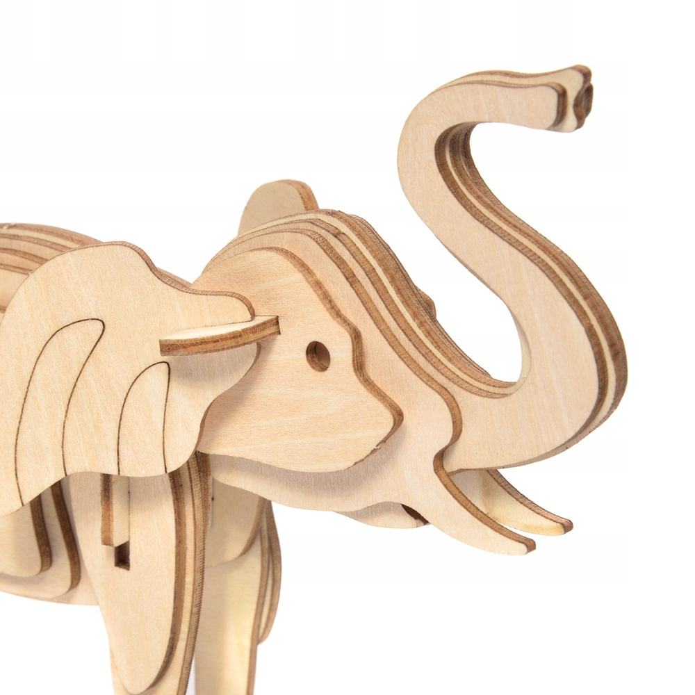 Wysokiej jakości materiały – Drewniane puzzle 3D