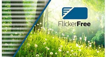 Mniejsze zmęczenie wzroku dzięki technologii Flicker-free