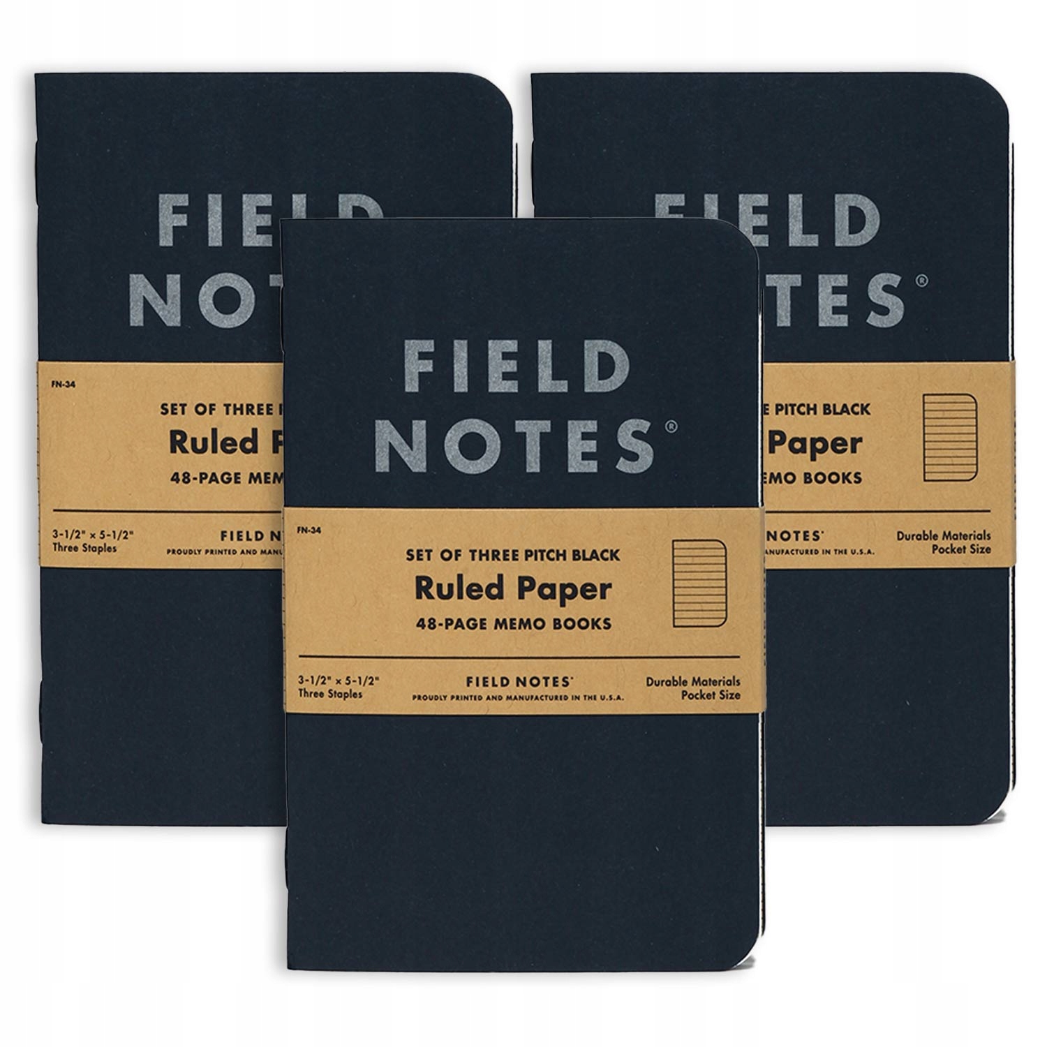 Zeszyt Notes Field Notes Pitch Black Memo Small FN-34 – Elegancki i funkcjonalny notatnik