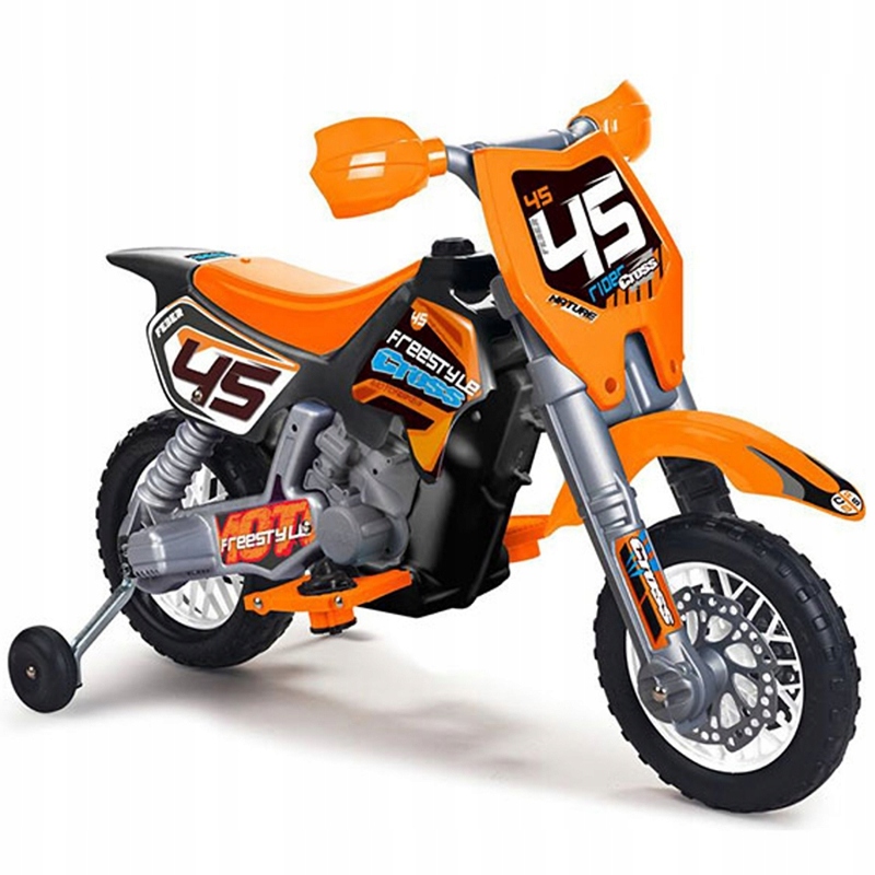 Motocykl Cross Pomarańczowy na Akumulator 6V – Idealna zabawa dla dzieci