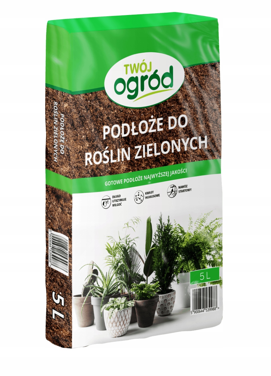 Ziemia podłoże do roślin zielonych 5l – Idealne dla Twoich zielonych przyjaciół