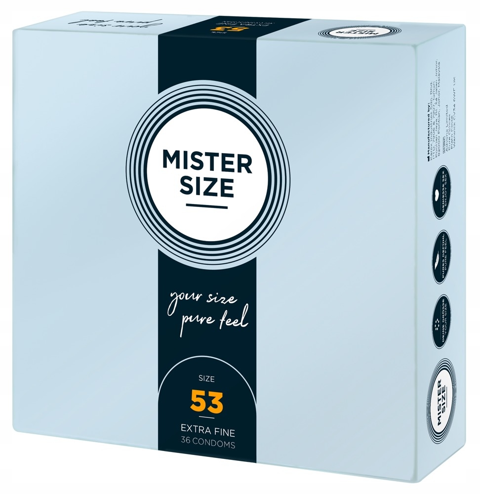 Prezerwatywy Mister Size 53 mm – Komfort i bezpieczeństwo w każdej chwili