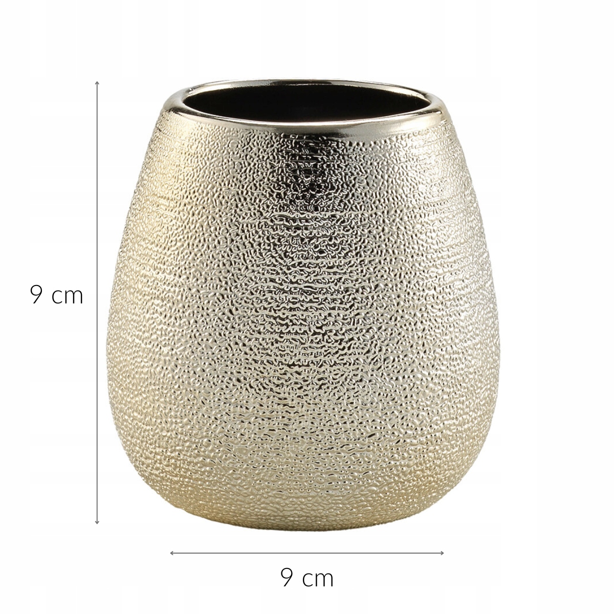 Praktyczne wymiary 9 x 9 cm – Idealne do przechowywania szczoteczek