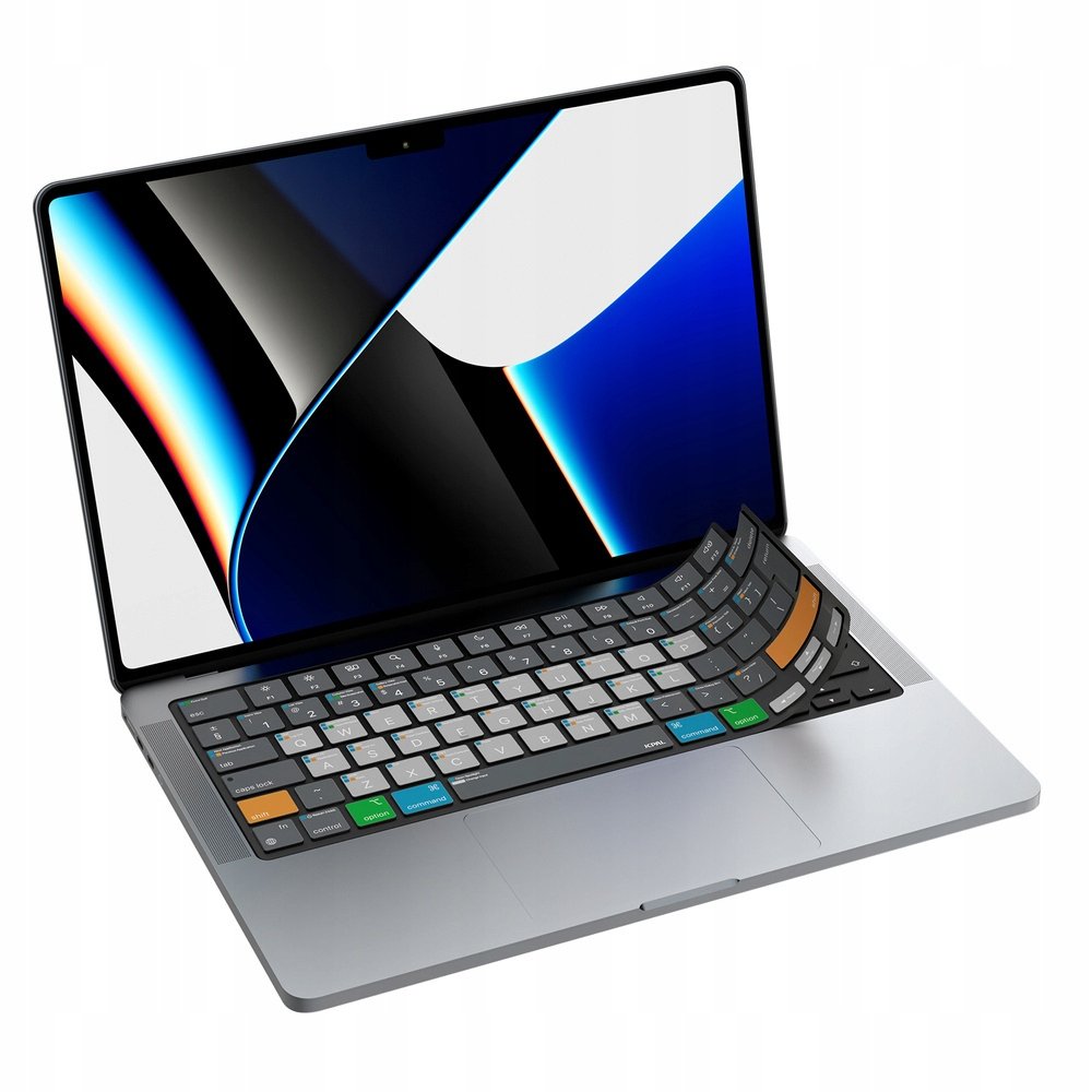 VerSkin MacOS Shortcuts do MacBook Pro 14/16 i MacBook Air 13 - Ochrona i funkcjonalność w jednym