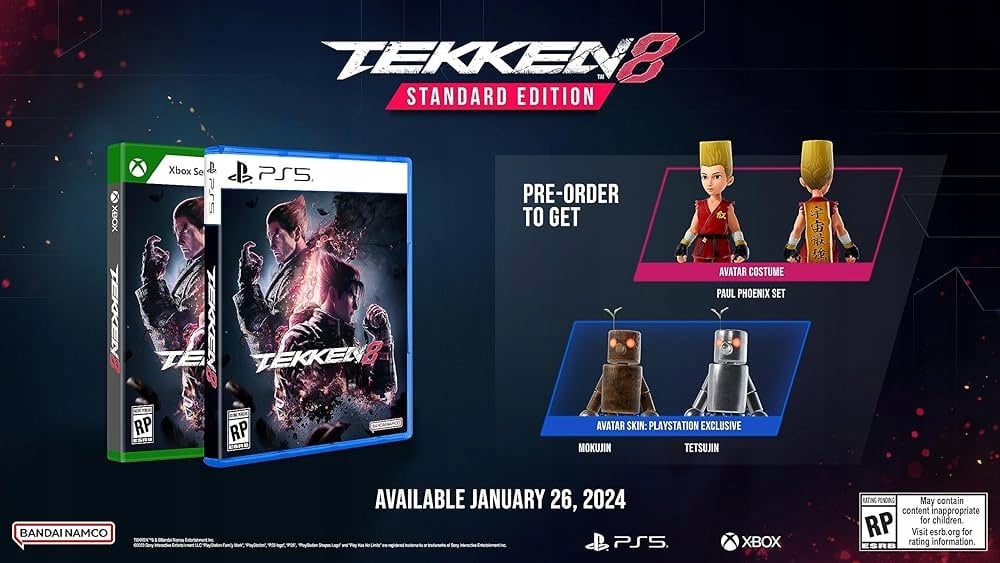 Powracający i nowi wojownicy w Tekken 8