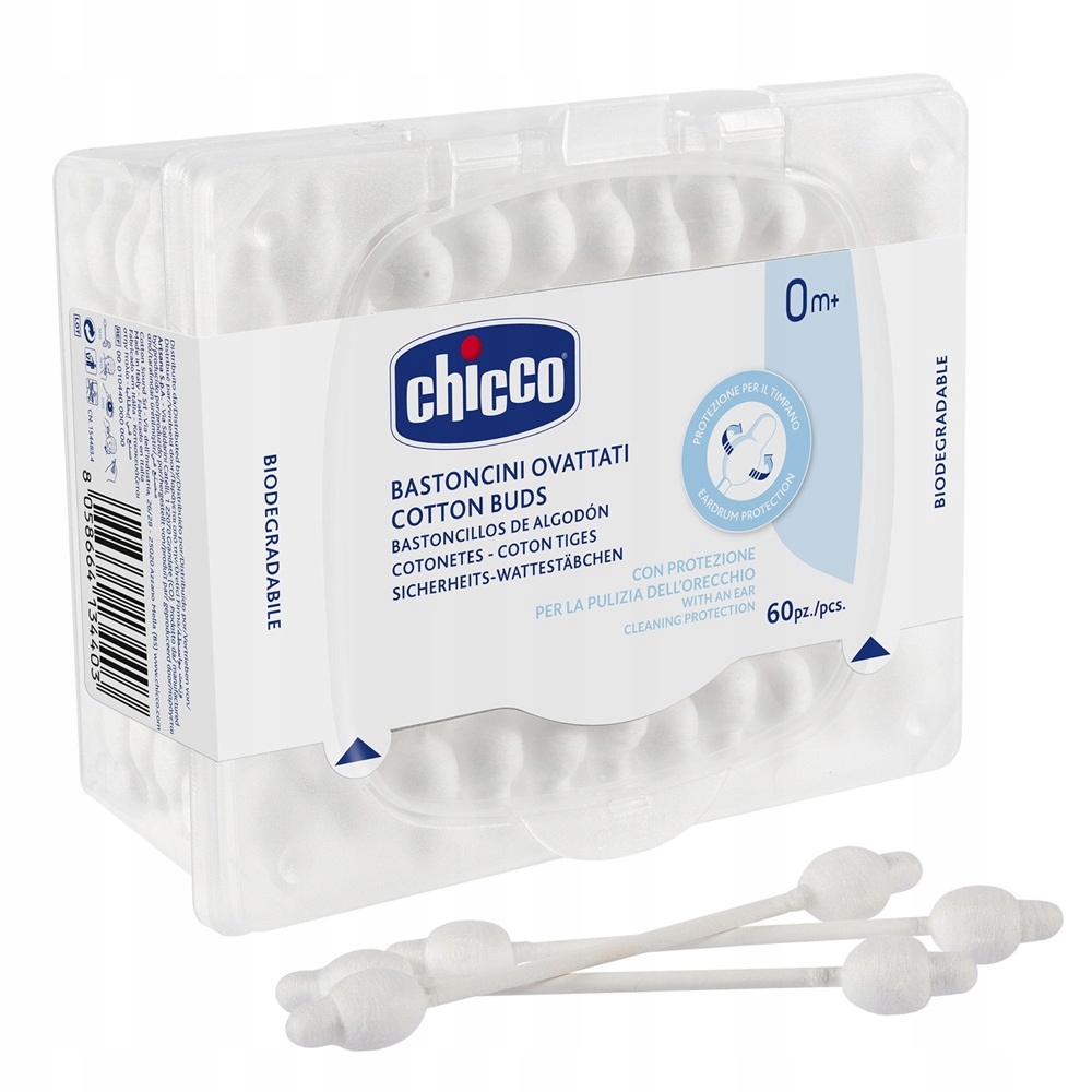 Niezbędny element codziennej pielęgnacji – Patyczki do uszu Chicco
