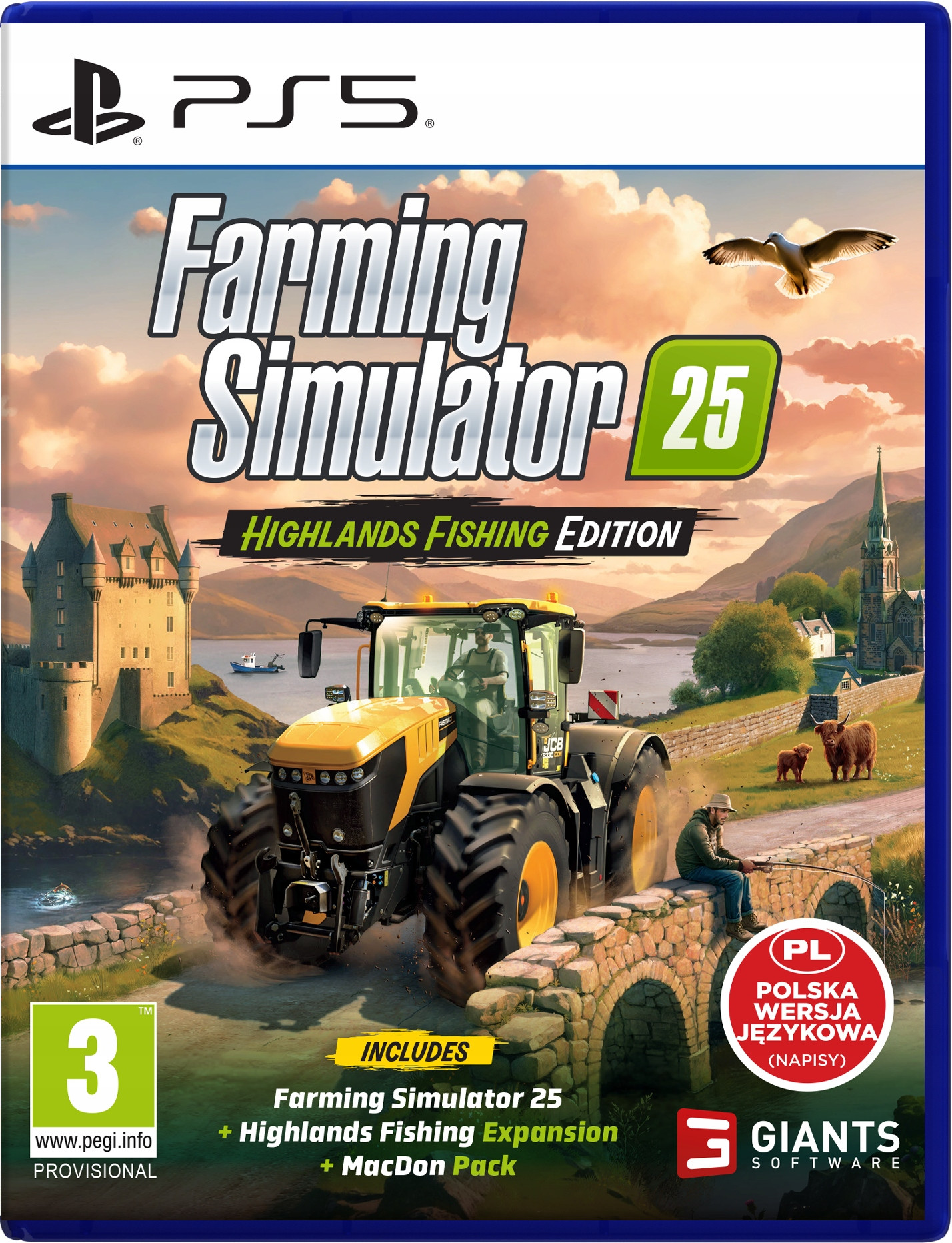Farming Simulator 25: Highlands Fishing Edition na PlayStation 5 – Twoja przygoda w rolnictwie i wędkarstwie