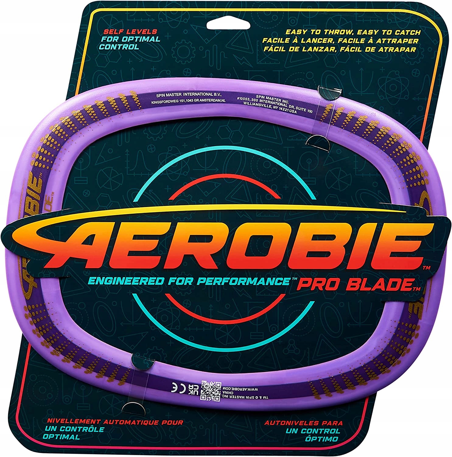 Spin Master SPIN AEROBIE PRO RING FIOLETOWY 6063043 – Doskonała zabawa na świeżym powietrzu